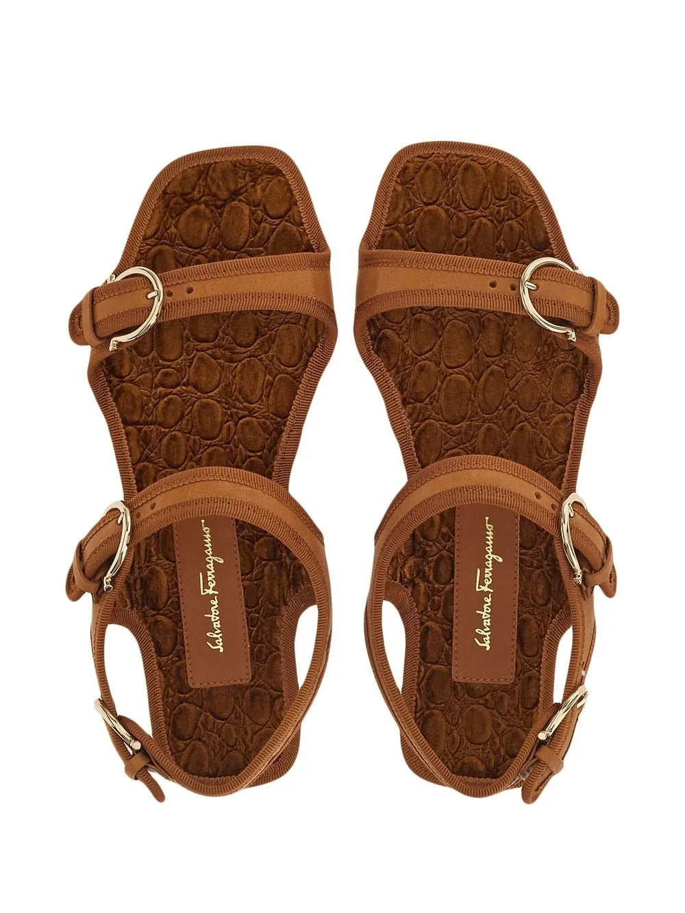 Ferragamo Nomadic Stories Leather Sandals