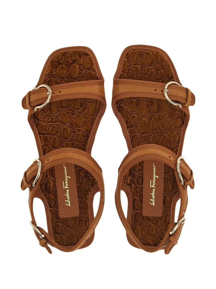 Ferragamo Nomadic Stories Leather Sandals
