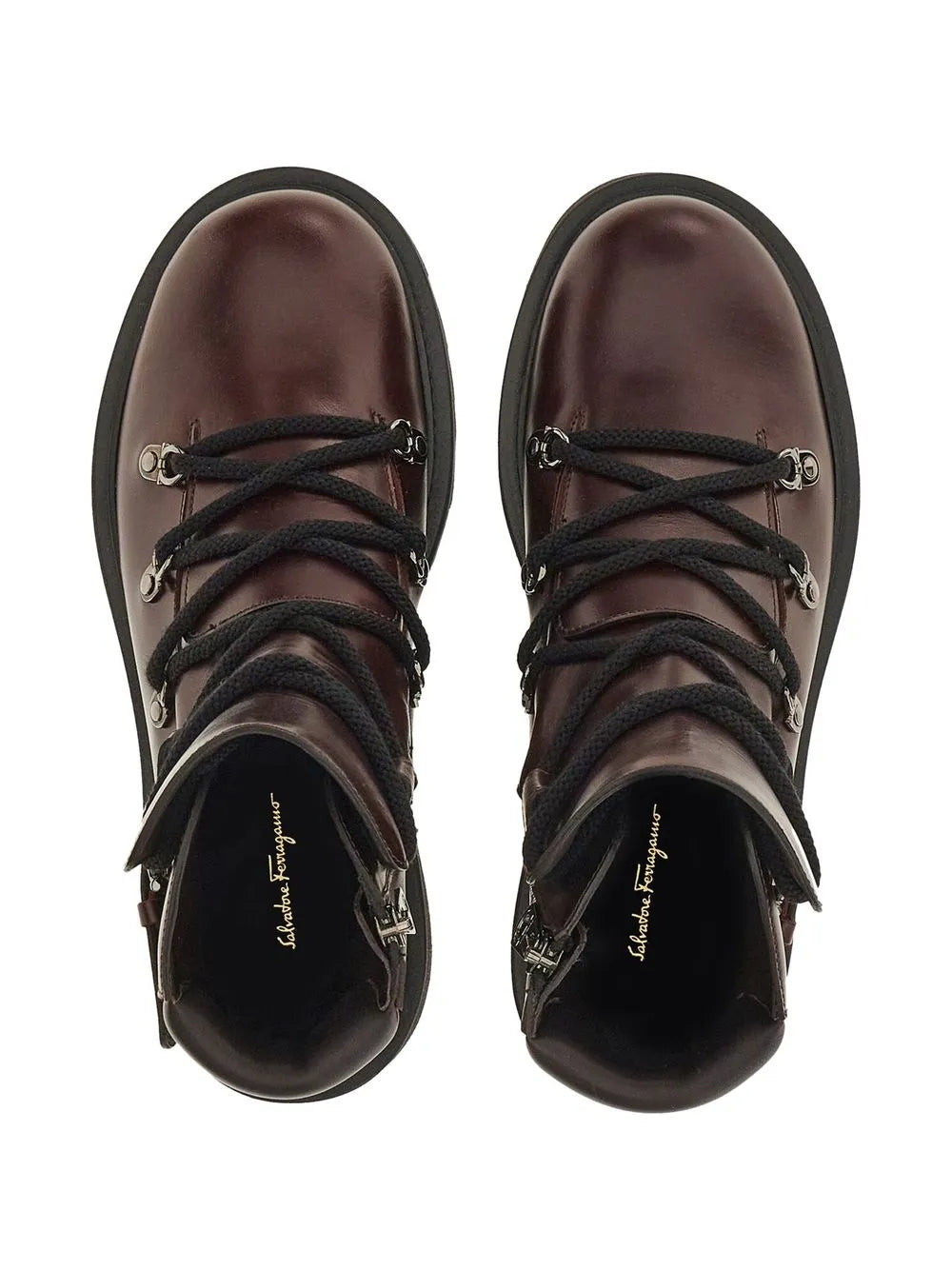 Ferragamo Elimo Lace-Up Boots