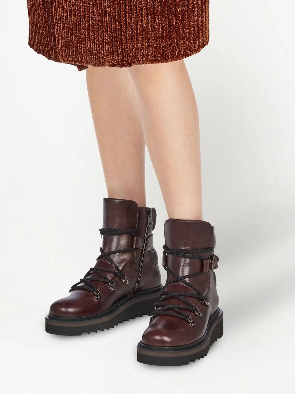 Ferragamo Elimo Lace-Up Boots