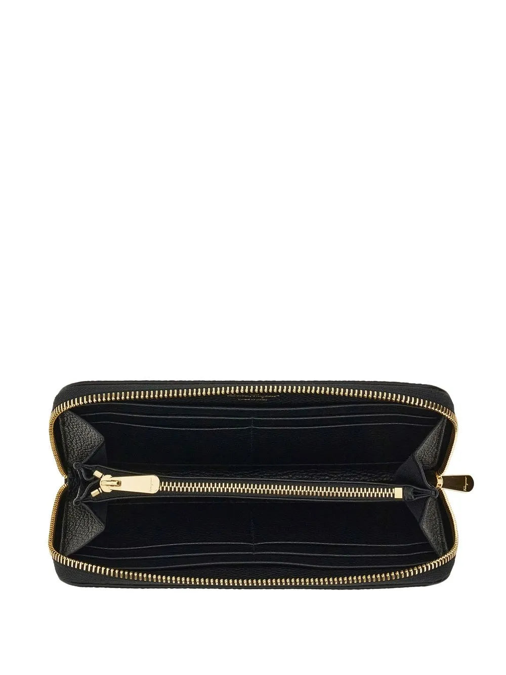 Ferragamo Gancini-Plaque Zip-Up Wallet