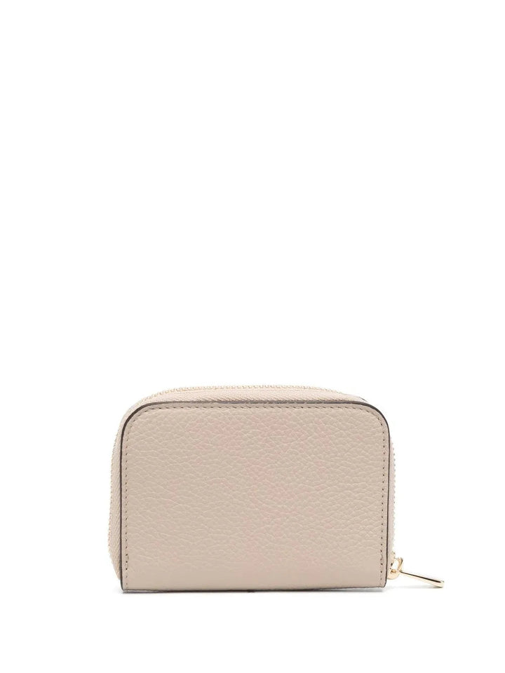 Ferragamo Gancini-Plaque Leather Purse