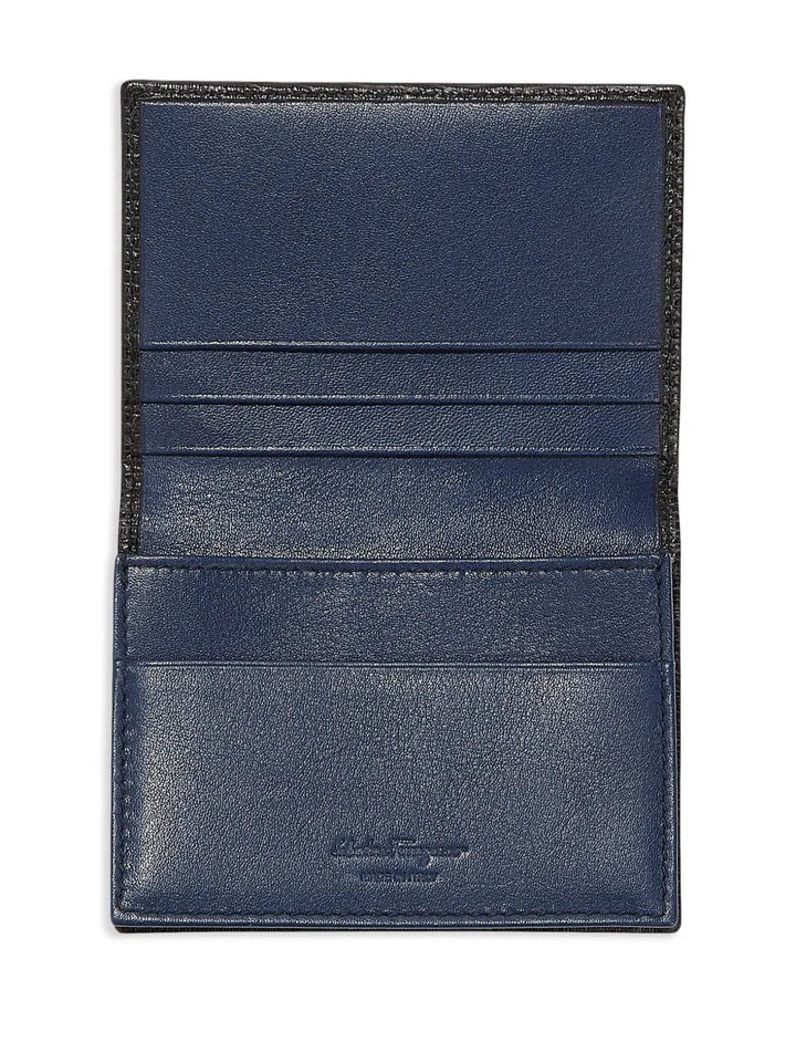 Ferragamo Gancini Leather Card Holder