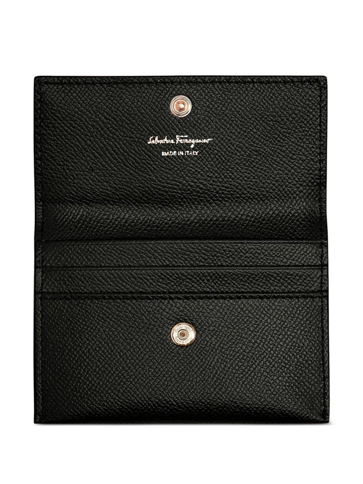 Ferragamo Vara Bow-Detail Leather Wallet