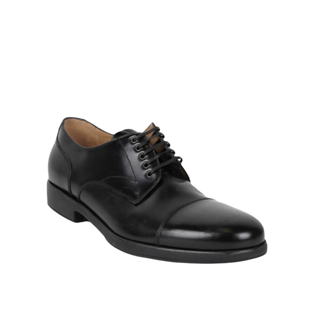 Ferragamo Larry Men's Lace Up Shoes Black