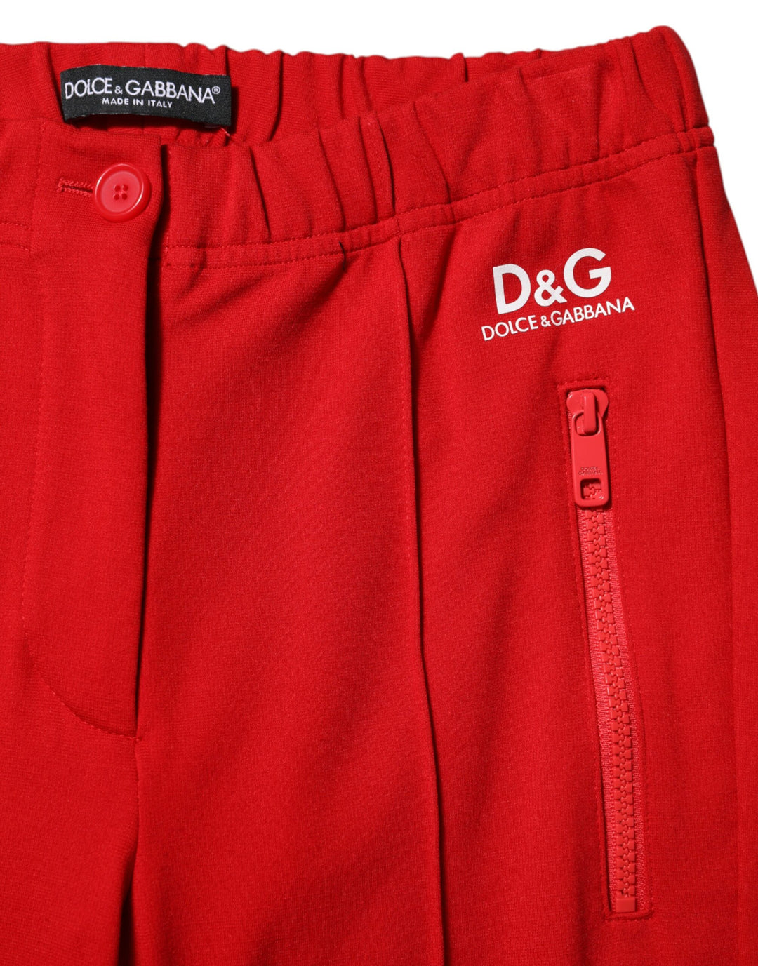 Dolce &amp; Gabbana Sample Sale Dolce &amp; Gabbana Red Mid Waist Slim Fit Pants - | Designer outlet