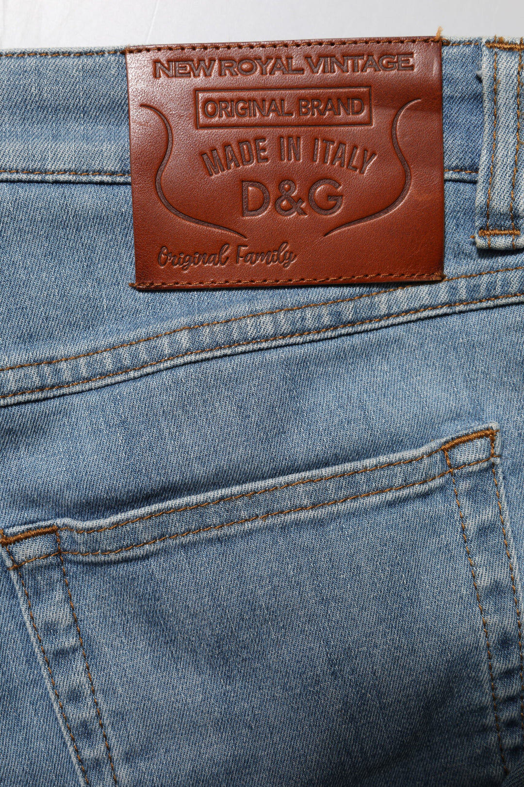 Dolce &amp; Gabbana Blue Cotton PRETTY MidWaist Skinny Denim Jeans by Dolce &amp; Gabbana outlet now on sale