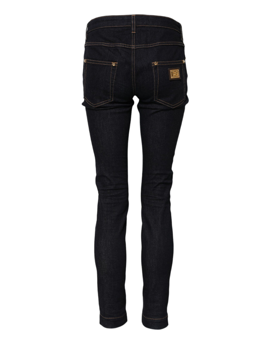 Dolce &amp; Gabbana Sample Sale Dolce &amp; Gabbana Blue Cotton PRETTY LowWaist Skinny Denim Jeans - | Designer outlet
