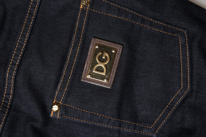 Dolce &amp; Gabbana Sample Sale Dolce &amp; Gabbana Blue Cotton PRETTY LowWaist Skinny Denim Jeans - | Designer outlet