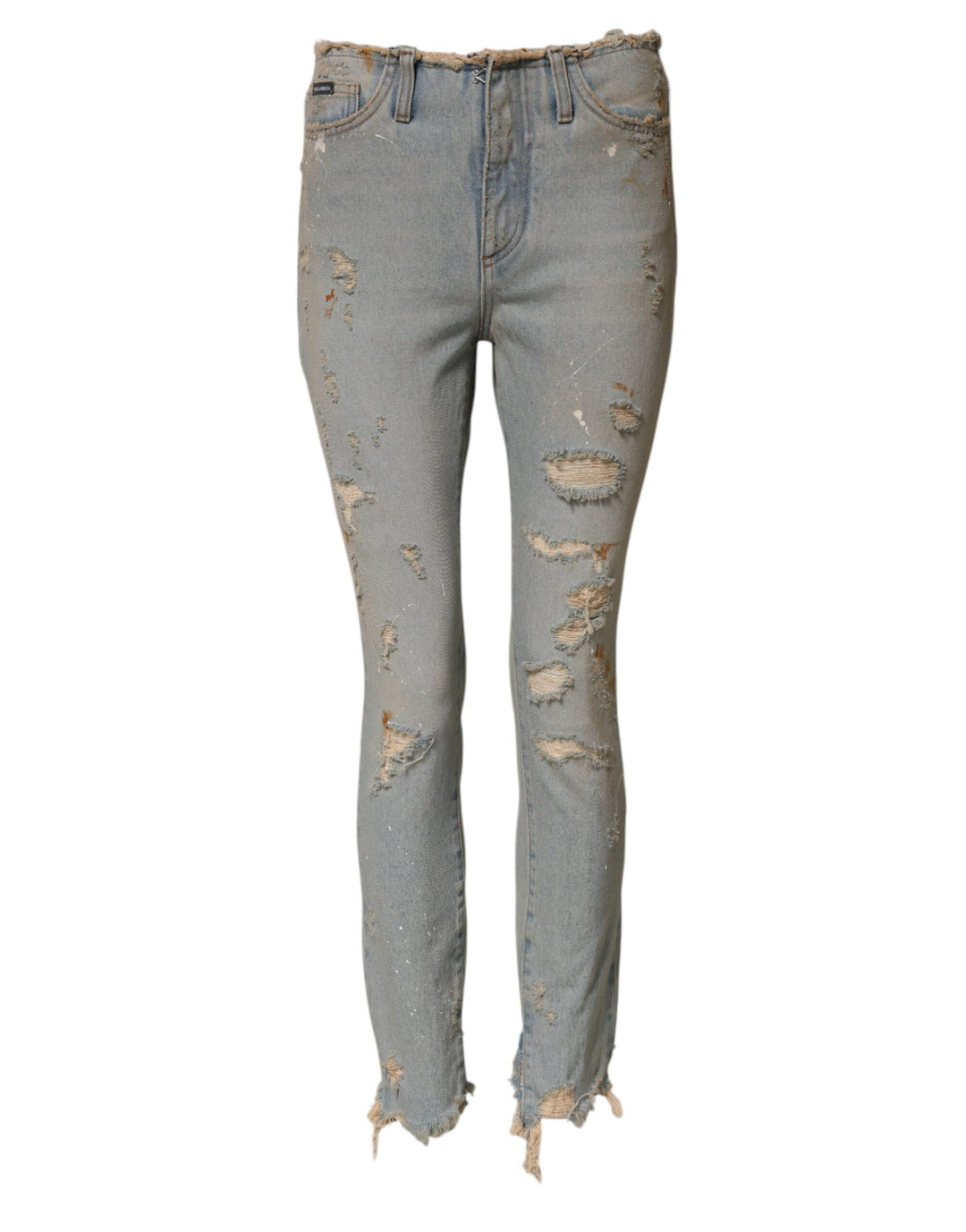 Dolce &amp; Gabbana Sample Sale Dolce &amp; Gabbana Light Blue High Waist Skinny Denim Jeans - | Designer outlet