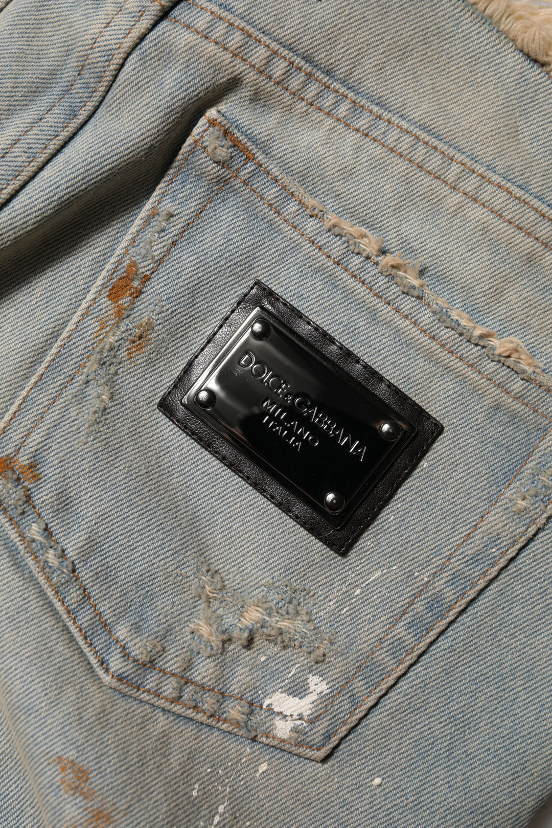 Dolce &amp; Gabbana Sample Sale Dolce &amp; Gabbana Light Blue High Waist Skinny Denim Jeans - | Designer outlet