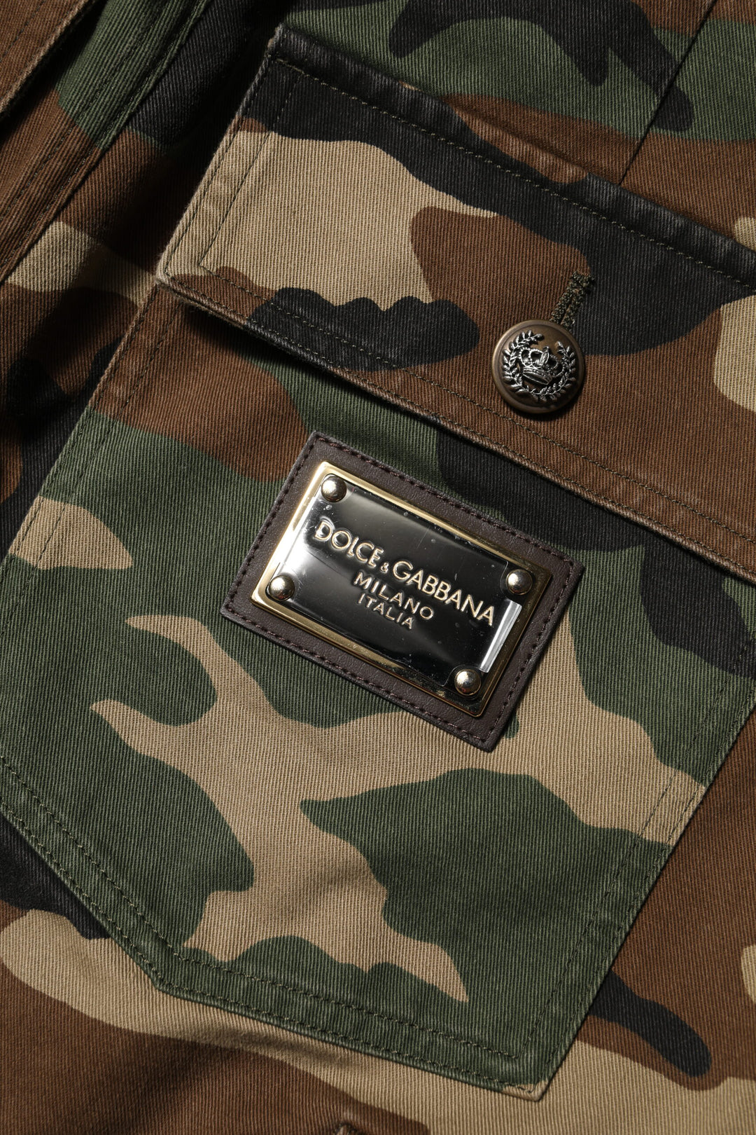 Dolce &amp; Gabbana Multicolor Camouflage Cargo Pants by Dolce &amp; Gabbana outlet now on sale