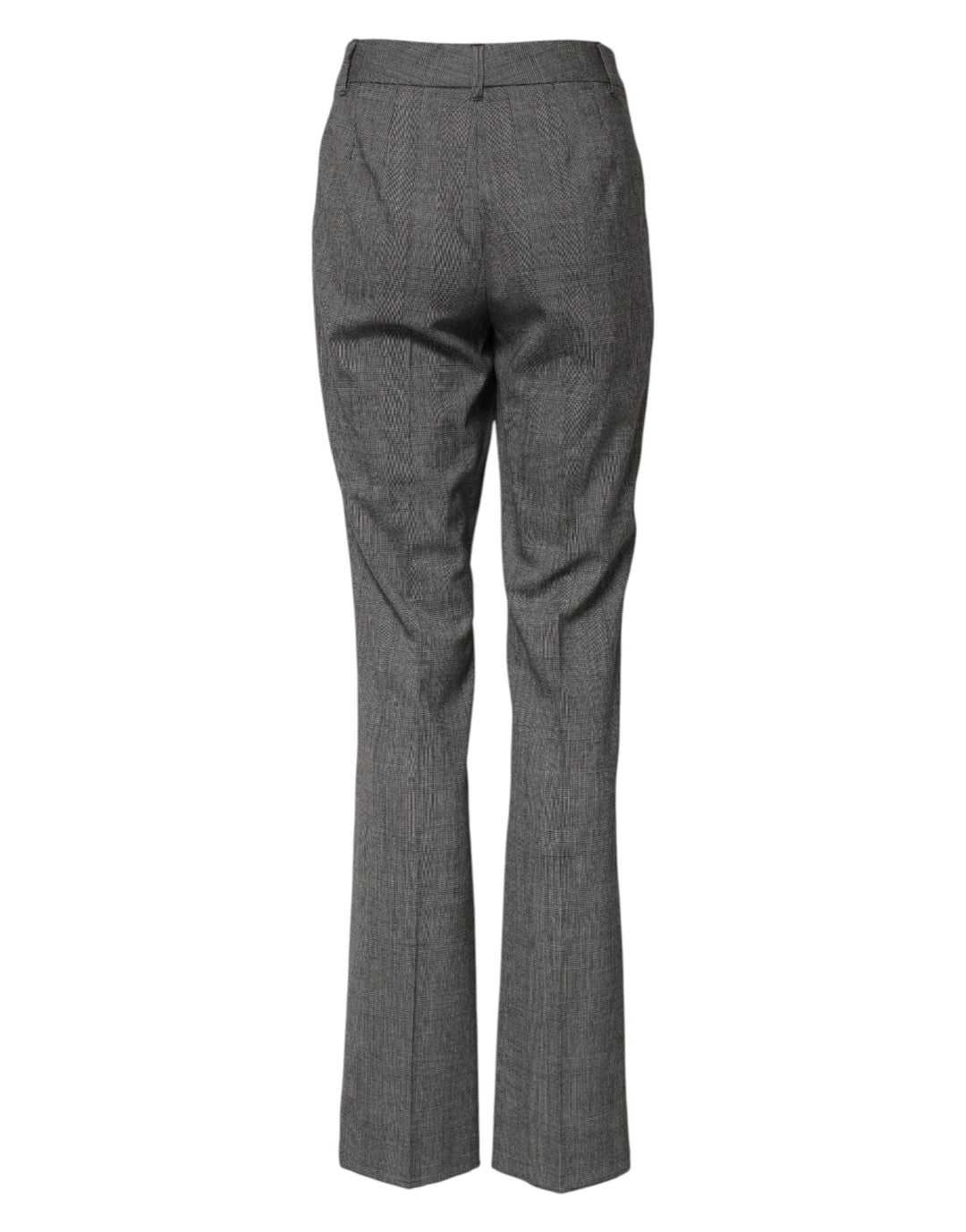 Dolce &amp; Gabbana Sample Sale Dolce &amp; Gabbana Gray Checkered High Waist Flared Pants - | Designer outlet