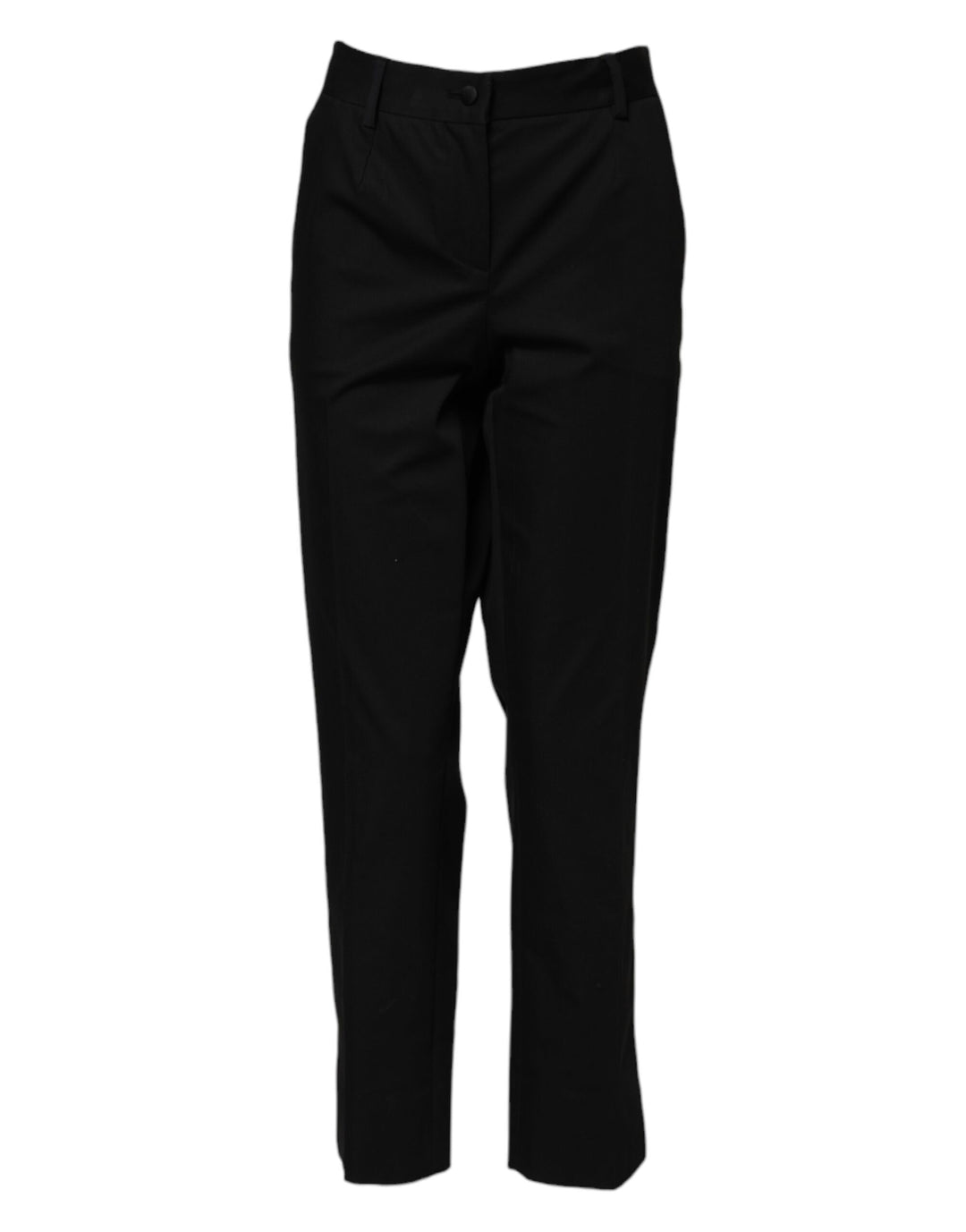 Dolce &amp; Gabbana Sample Sale Dolce &amp; Gabbana Black Cotton High Waist Formal Pants - | Designer outlet