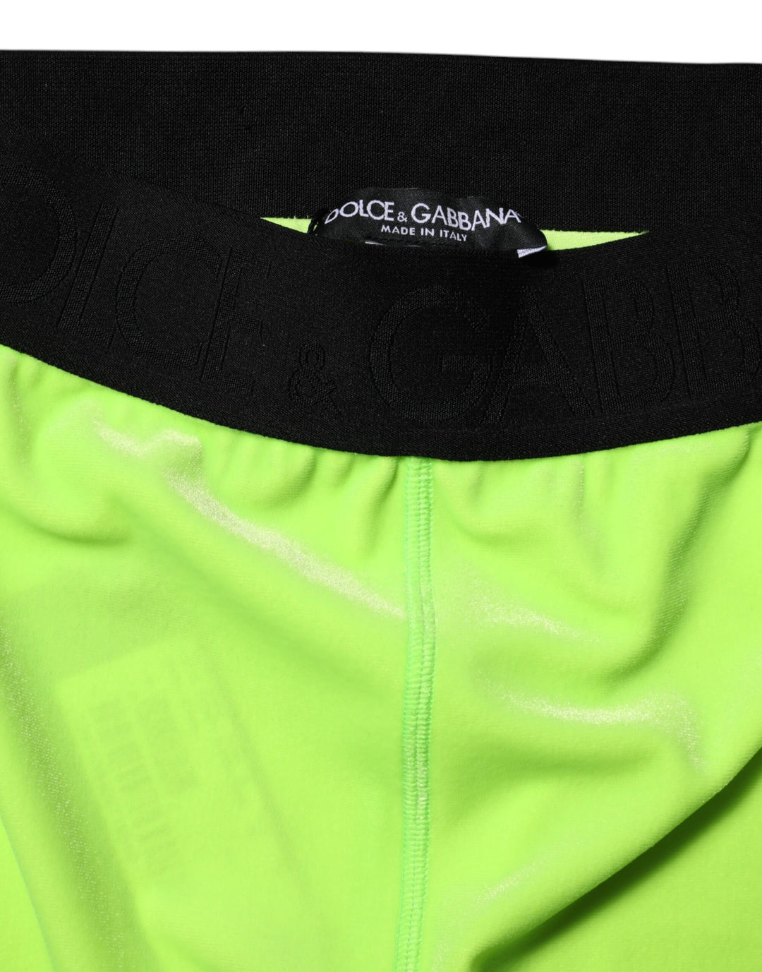 Dolce &amp; Gabbana Sample Sale Dolce &amp; Gabbana Green Nylon Slim Fit Leggings Pants - | Designer outlet