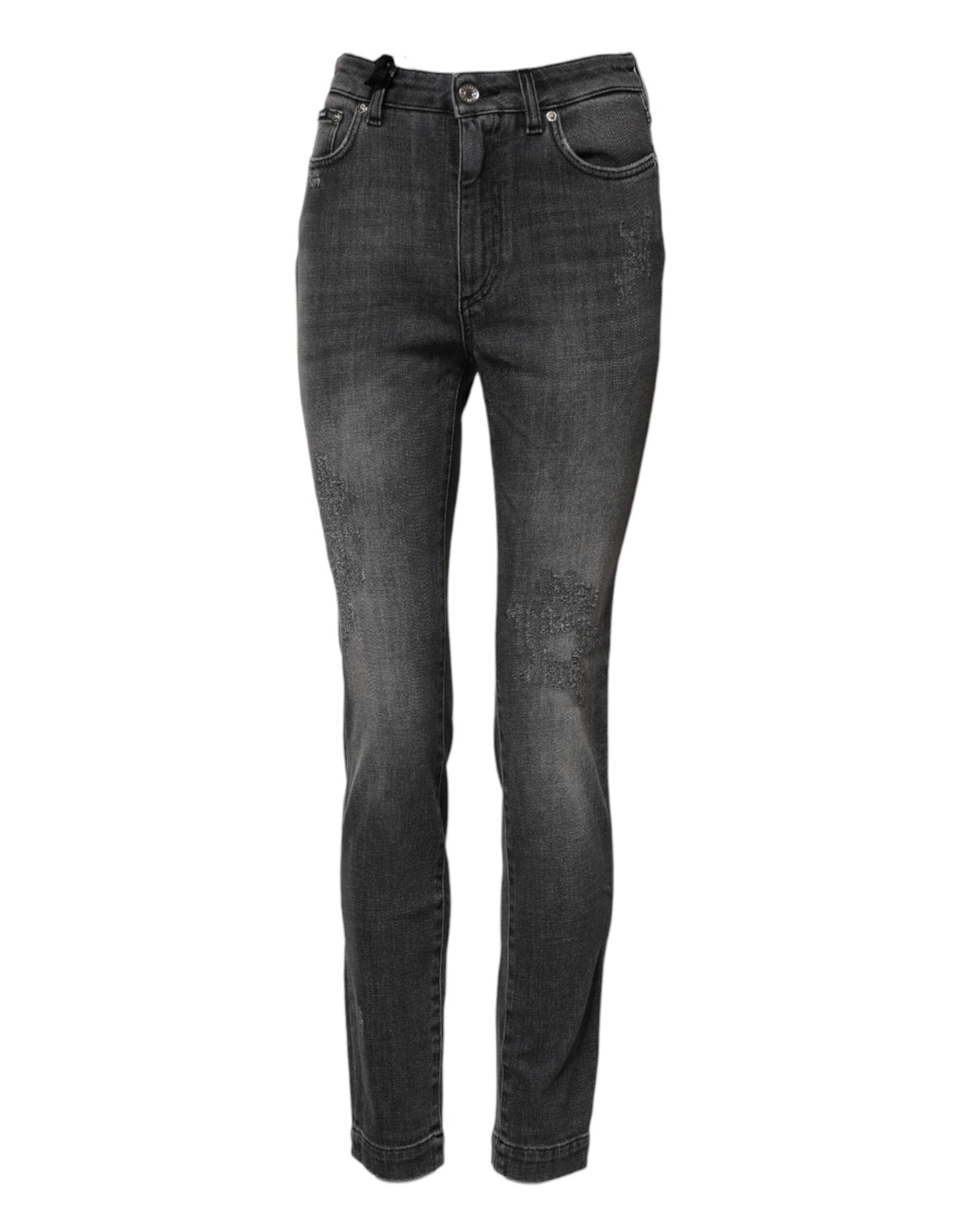 Dolce &amp; Gabbana Sample Sale Dolce &amp; Gabbana Dark Gray AUDREY Cotton Skinny Denim Jeans - | Designer outlet