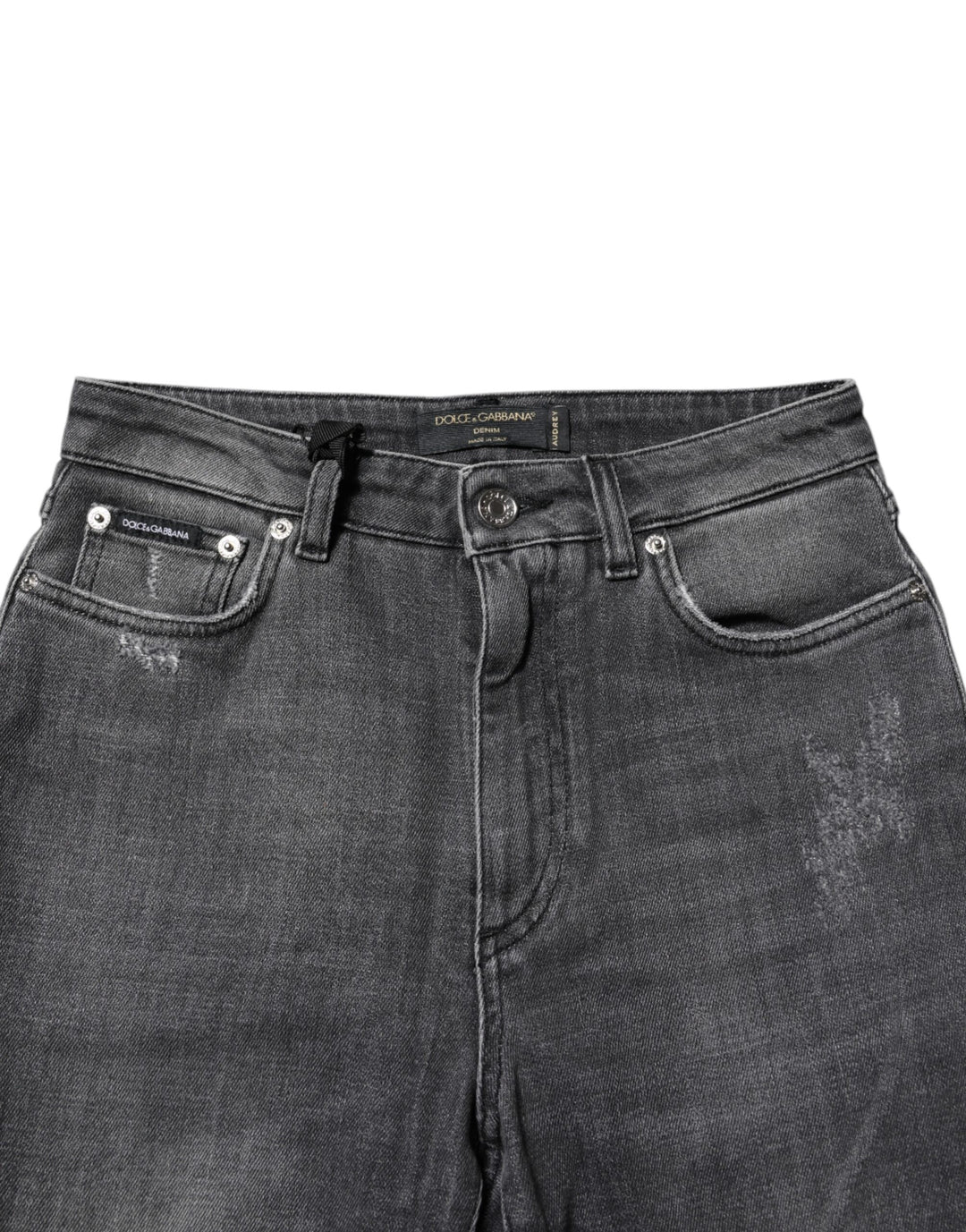 Dolce &amp; Gabbana Sample Sale Dolce &amp; Gabbana Dark Gray AUDREY Cotton Skinny Denim Jeans - | Designer outlet