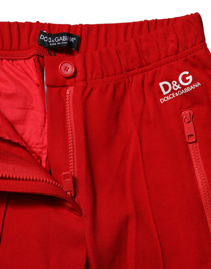 Dolce &amp; Gabbana Sample Sale Dolce &amp; Gabbana Red Mid Waist Slim Fit Pants - | Designer outlet