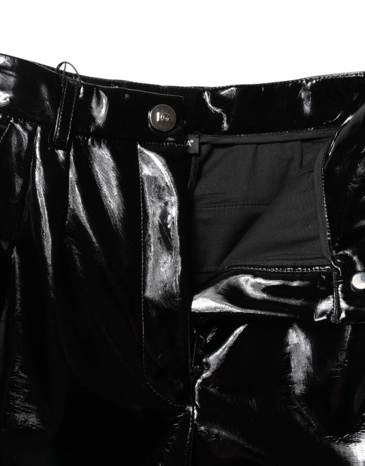 Dolce &amp; Gabbana Black High Waist Cargo Bootcut Pants by Dolce &amp; Gabbana outlet now on sale