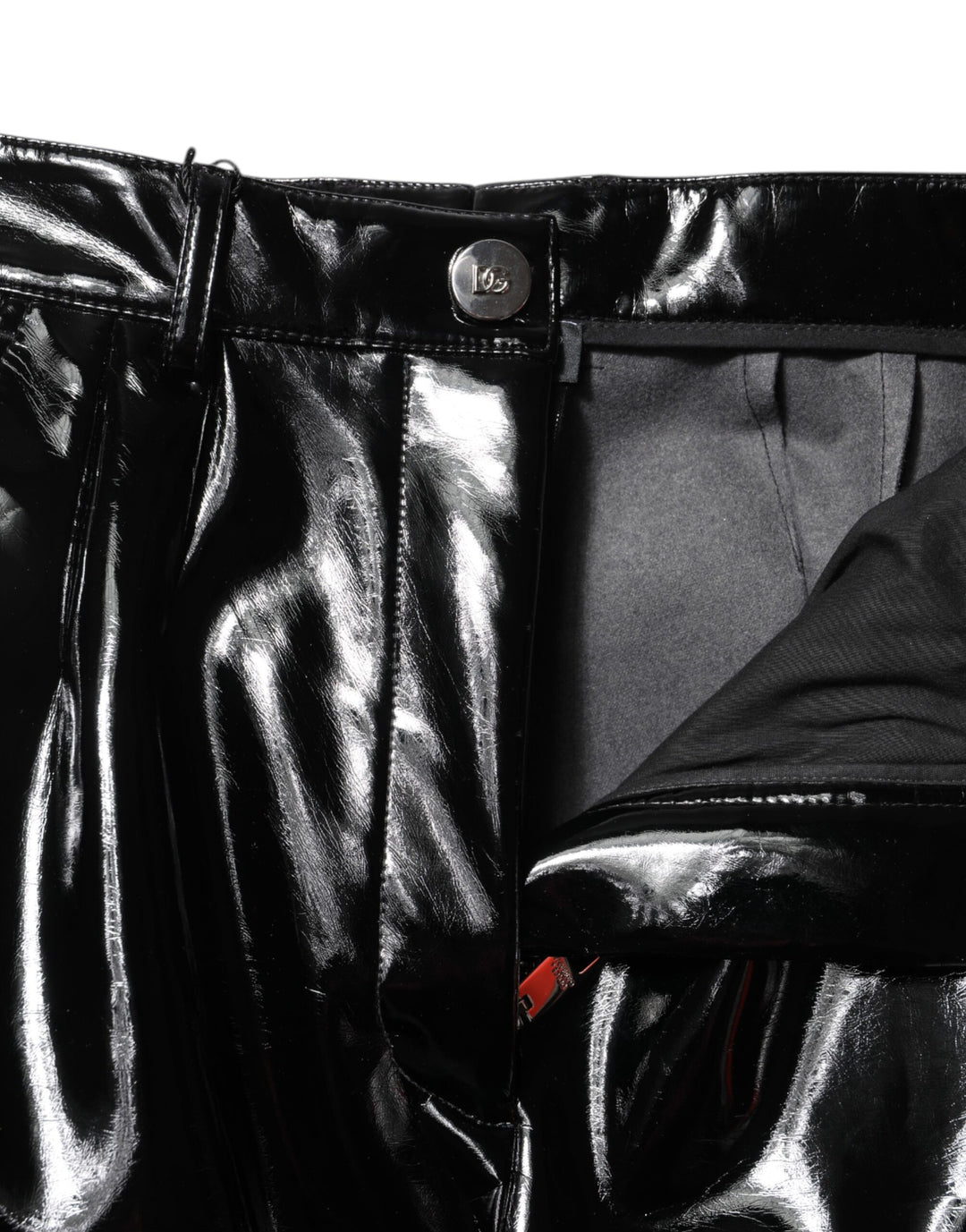 Dolce &amp; Gabbana Sample Sale Dolce &amp; Gabbana Black High Waist Cargo Bootcut Pants - | Designer outlet