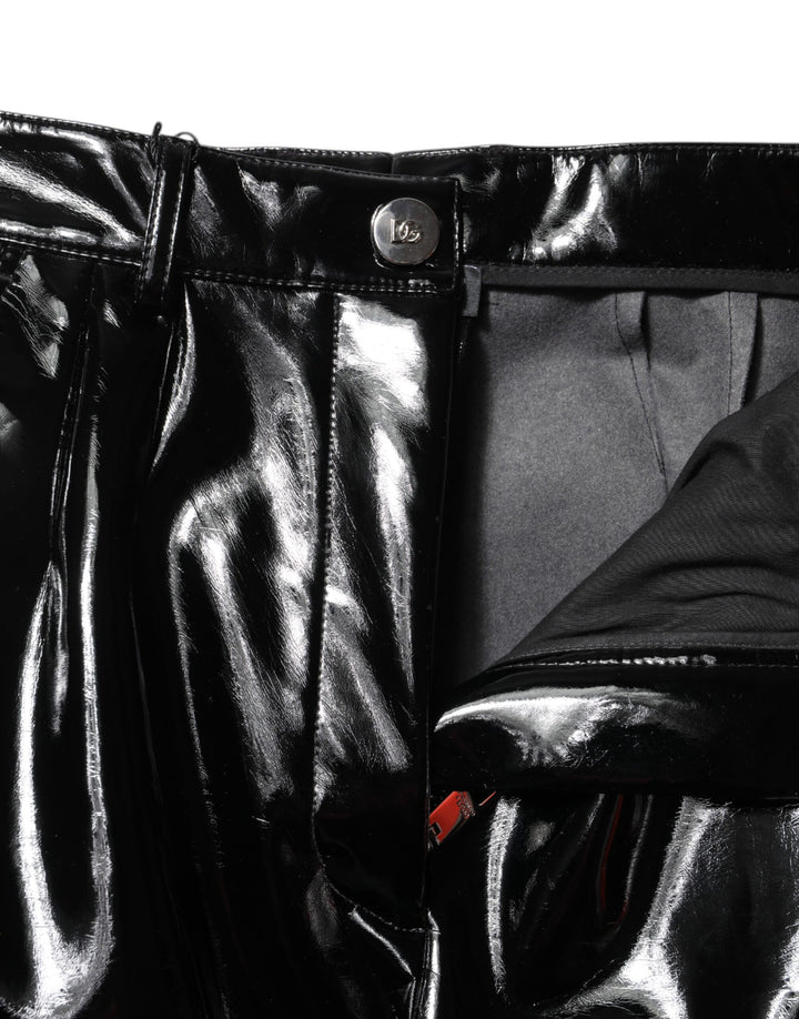 Dolce &amp; Gabbana Sample Sale Dolce &amp; Gabbana Black High Waist Cargo Bootcut Pants - | Designer outlet
