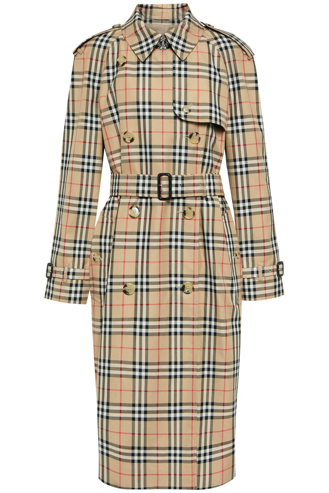 Burberry Check Trench Coat