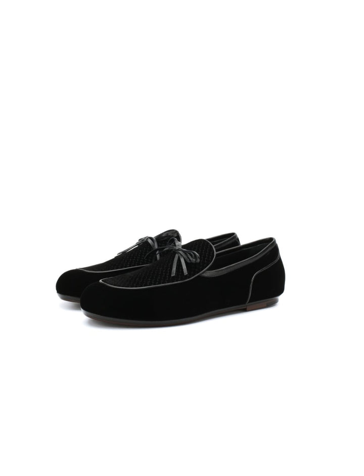 Bottega Veneta Trinity Intrecciato Velvet Loafers