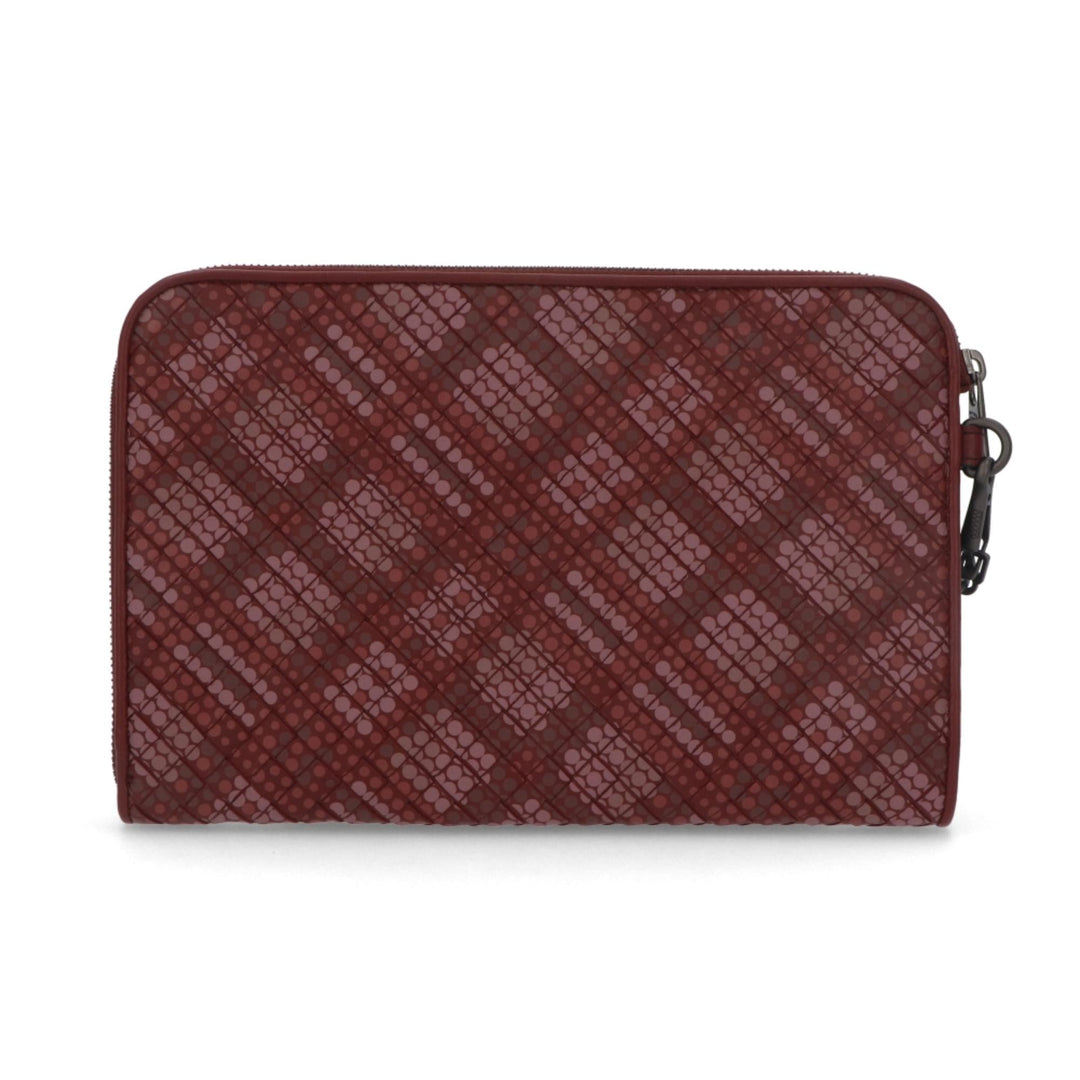 Bottega Veneta Intrecciato Polka Dot Document Case Wristlet