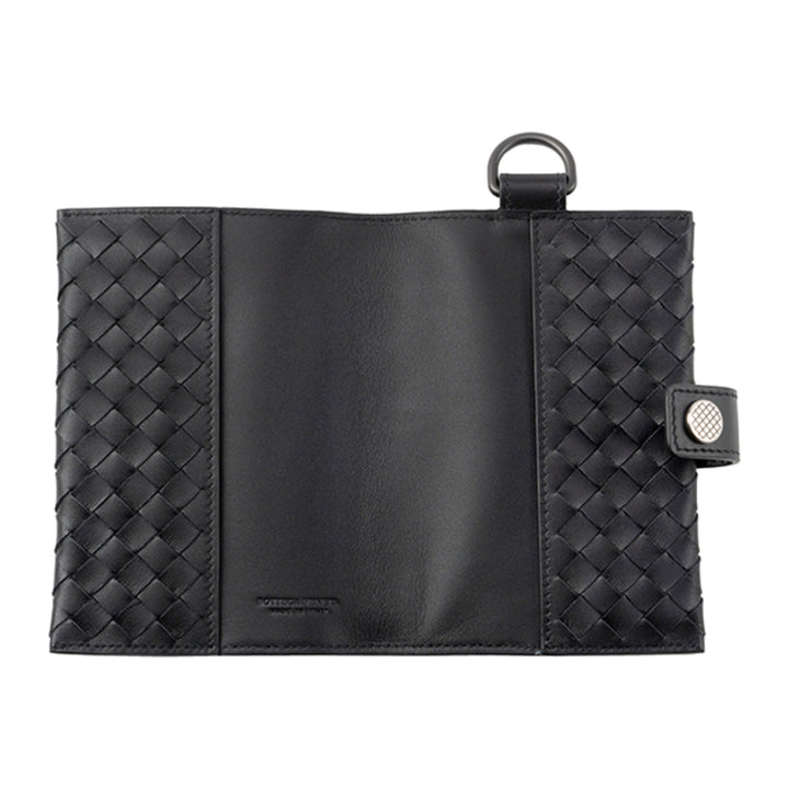 Bottega Veneta Passcase Leather Wallet Crossbody