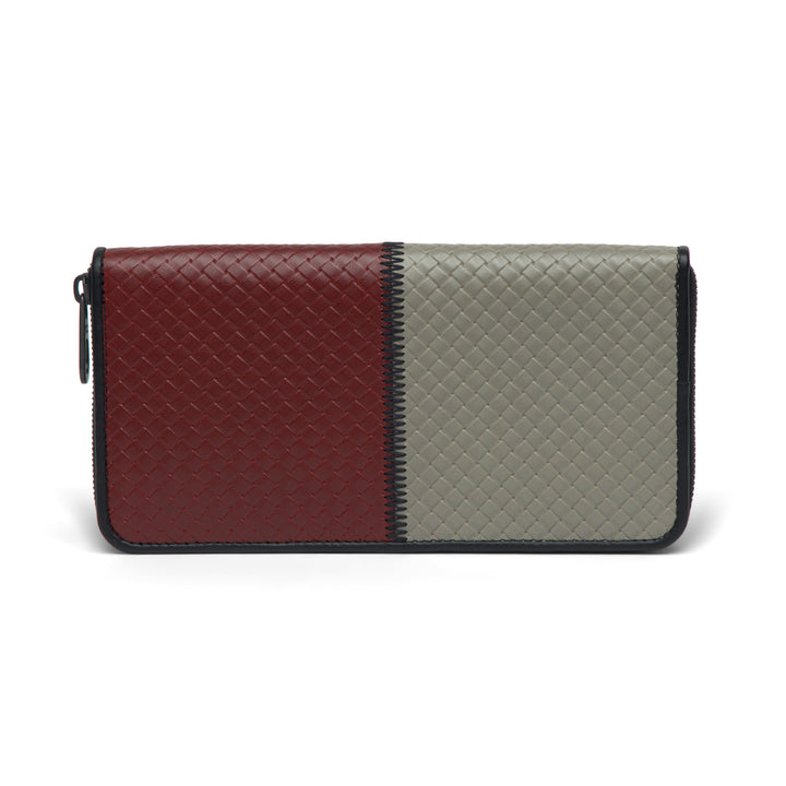 Bottega Veneta Bi-color Leather Long Wallet