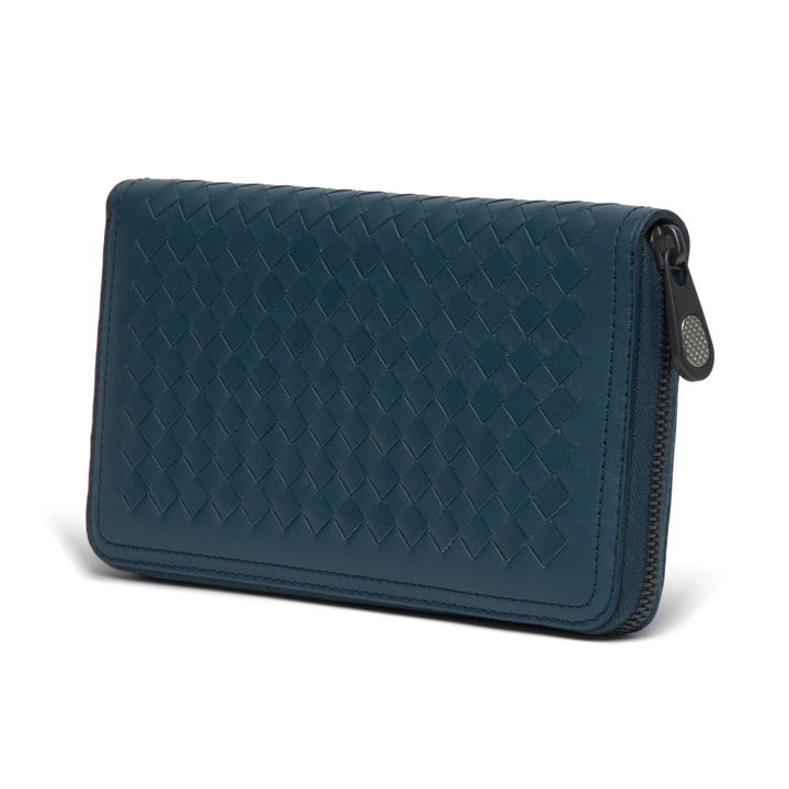 Bottega Veneta Zip Around Long Leather Wallet