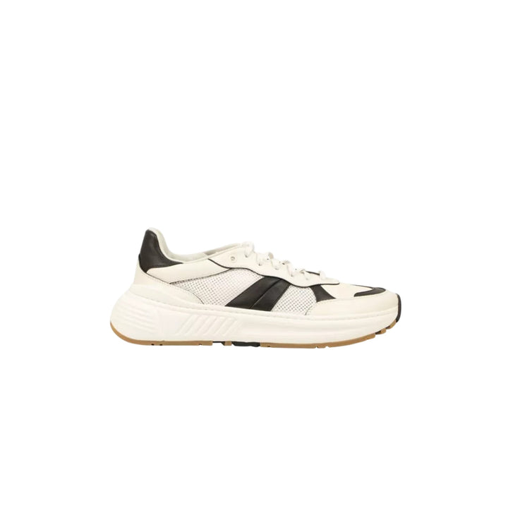 Bottega Veneta Speedster Athletic Sneakers in White/Black