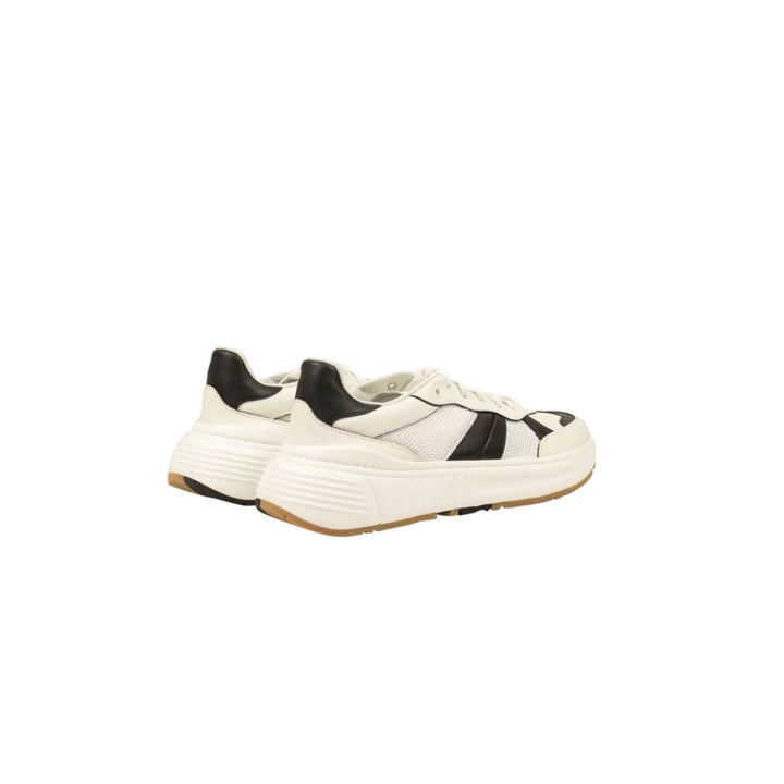 Bottega Veneta Speedster Athletic Sneakers in White/Black
