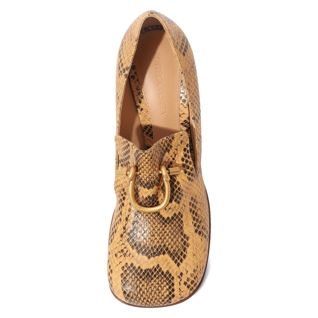 Bottega Veneta Python Leather Pattern Pumps