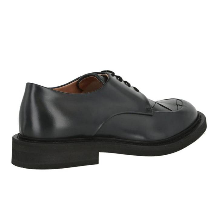 Bottega Veneta Intrecciato Woven Leather Derby Shoes