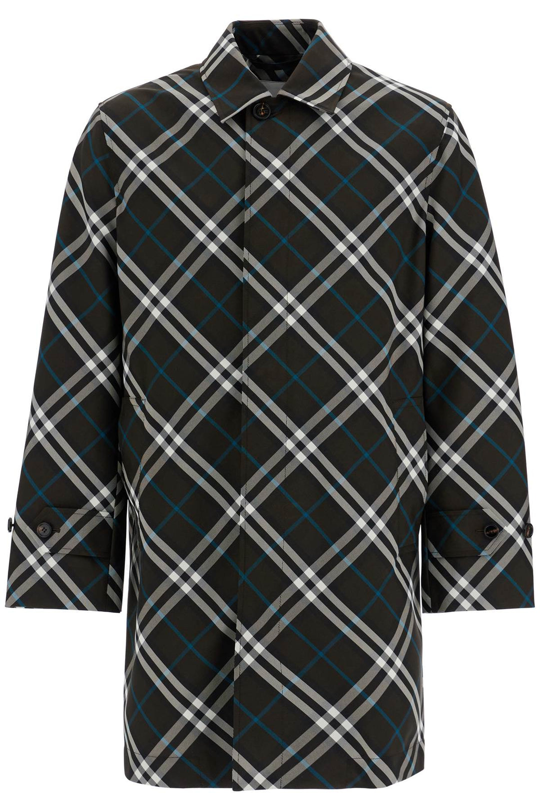 Burberry Ered\n\n'checkered Nylon Car Coat