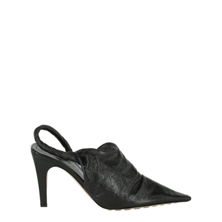 Bottega Veneta Pointed Toe Mules in Black
