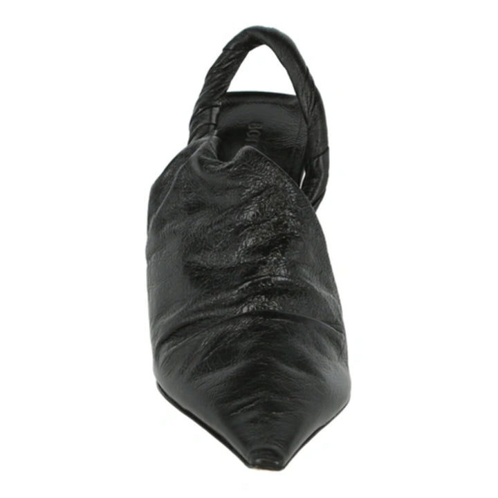 Bottega Veneta Pointed Toe Mules in Black