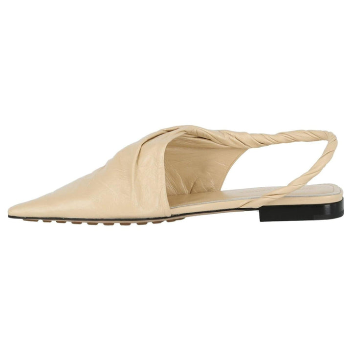 Bottega Veneta Pointed Toe Slingback Flats