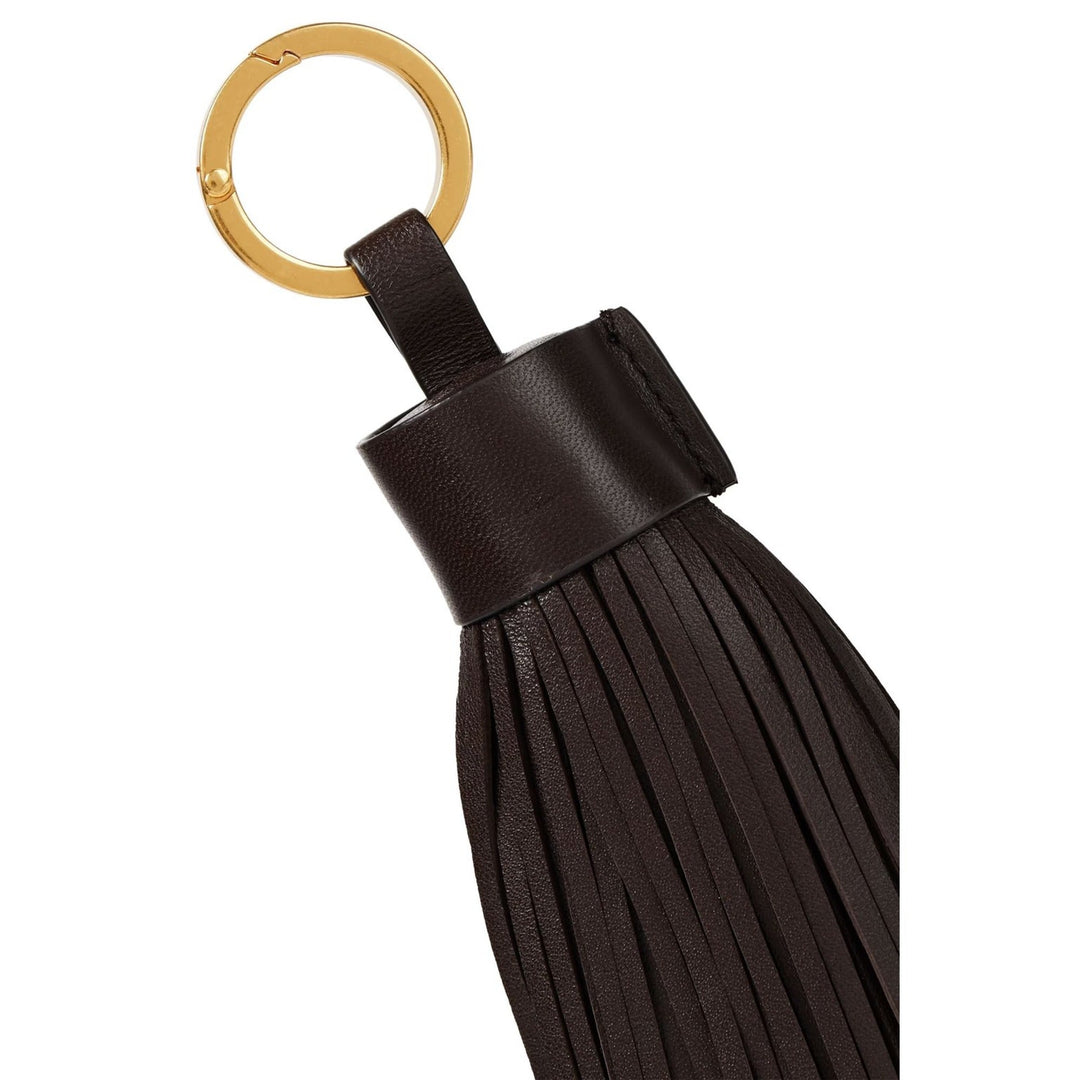 Bottega Veneta Tesla Two Tone Leather Keychain