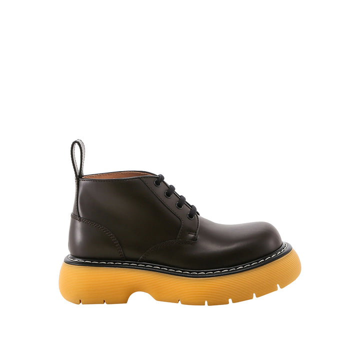 Bottega Veneta Swell Lace Up Ankle Boots