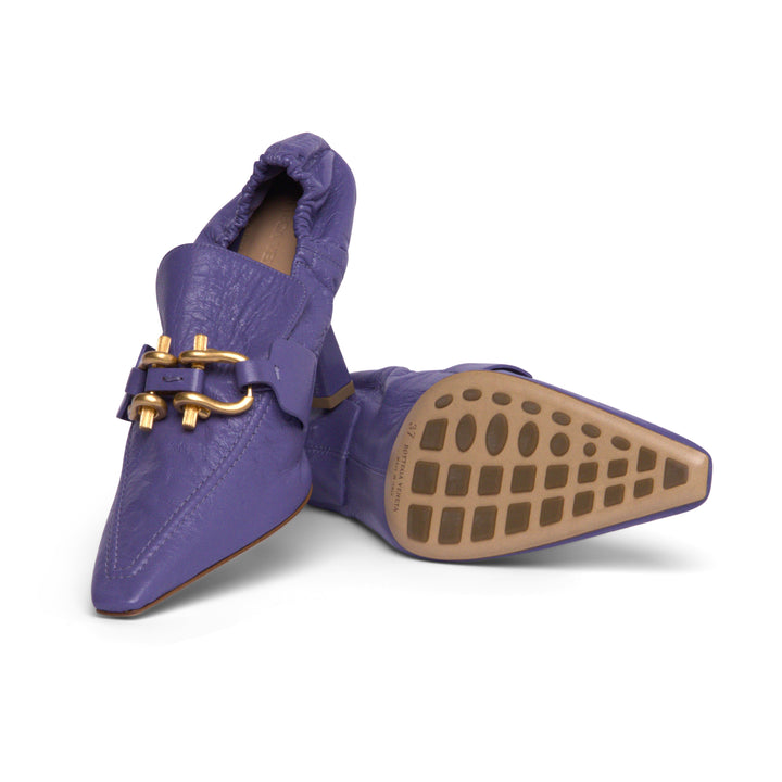 Bottega Veneta Horsebit Leather Pumps