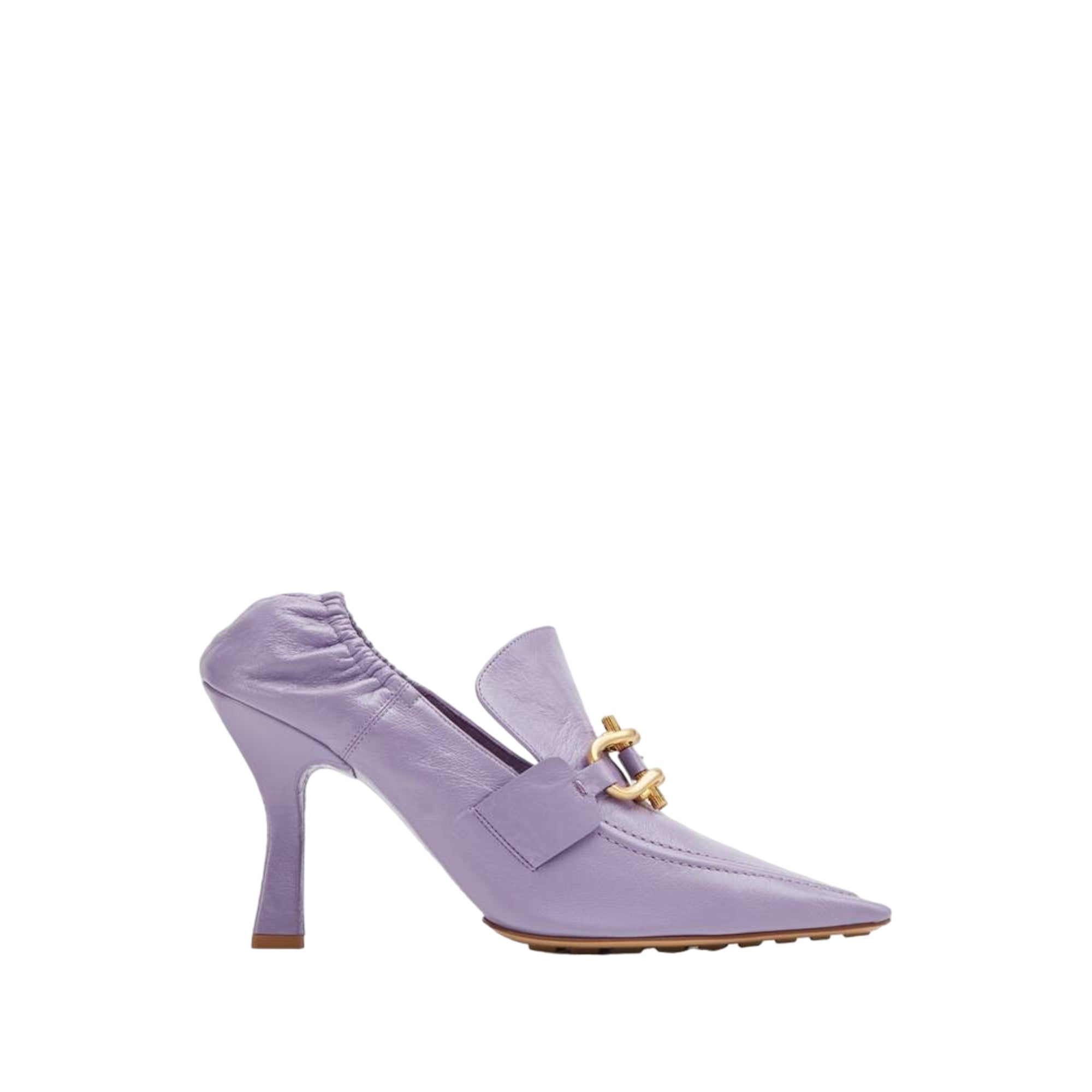 美品 Bottega Veneta フラッシュ ラバー ミュール 422P▲ Bottega Veneta Flash Mule yellow Leather ref.1423642 - Joli