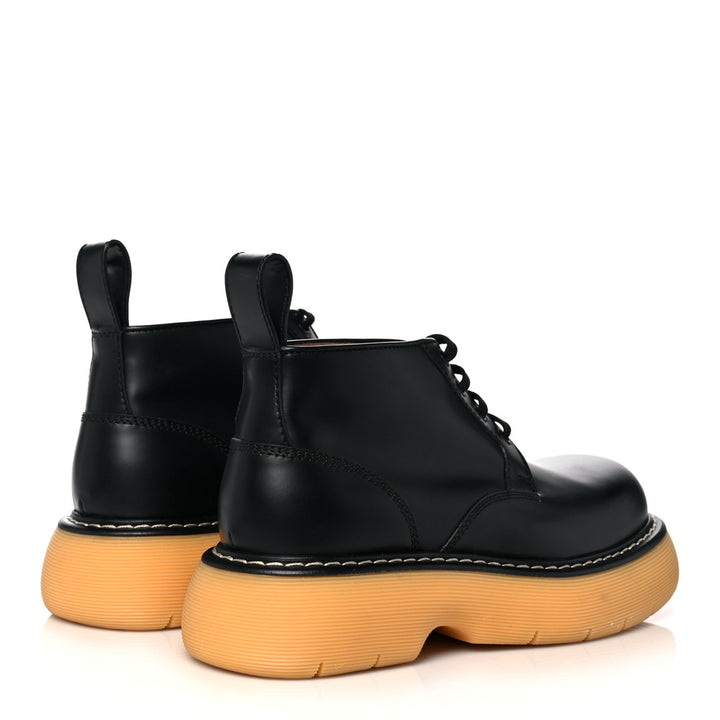 Bottega Veneta Swell Lace Up Ankle Boots