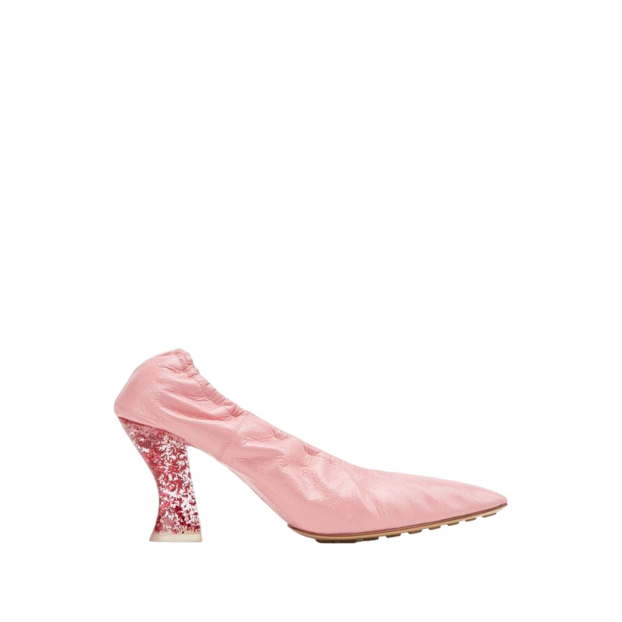 BOTTEGA VENETA ハイヒール Bottega Veneta Glitter Heel Almond Pumps | Designer Fashion outlet