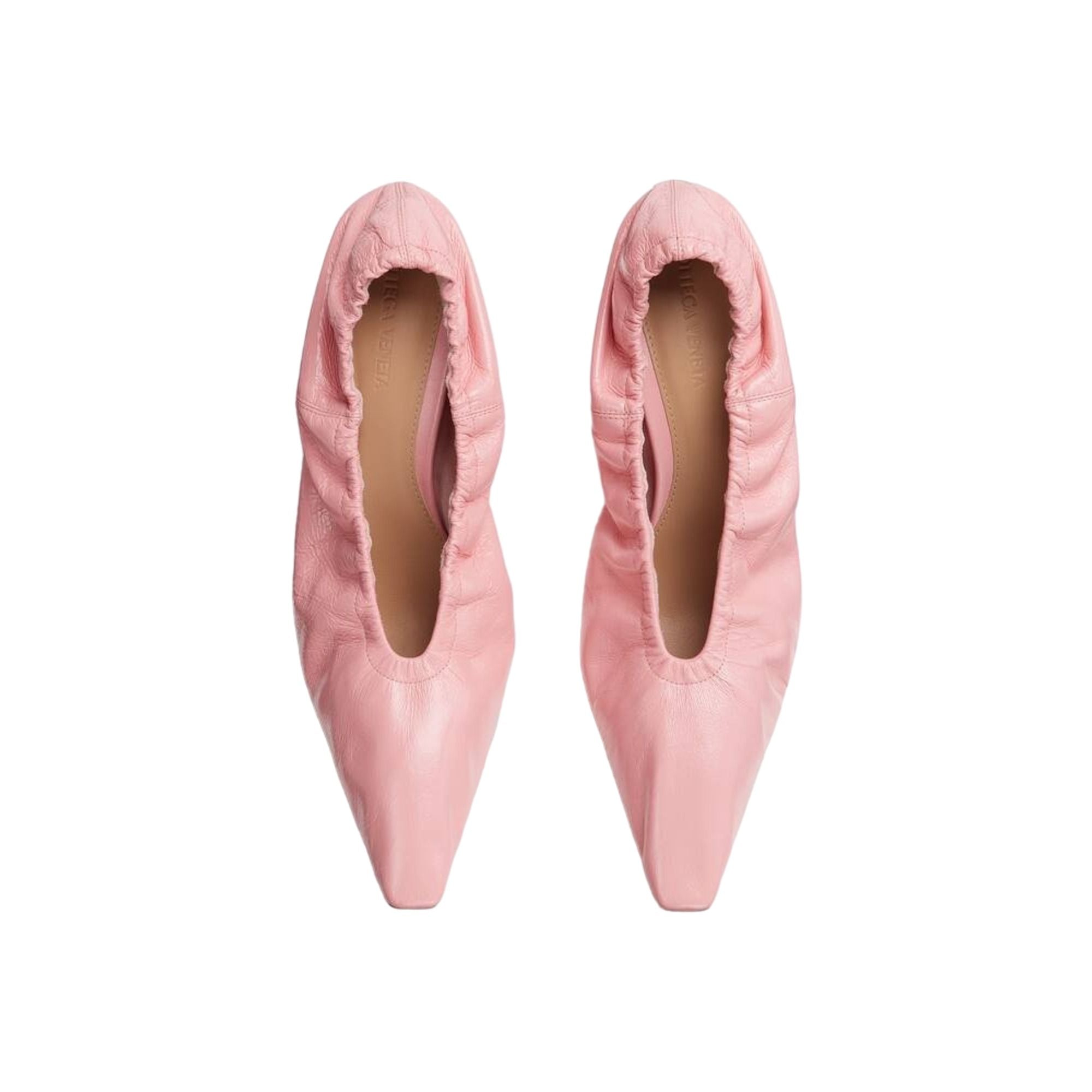 Bottega Veneta Glitter Heel Almond Pumps | Designer Fashion outlet
