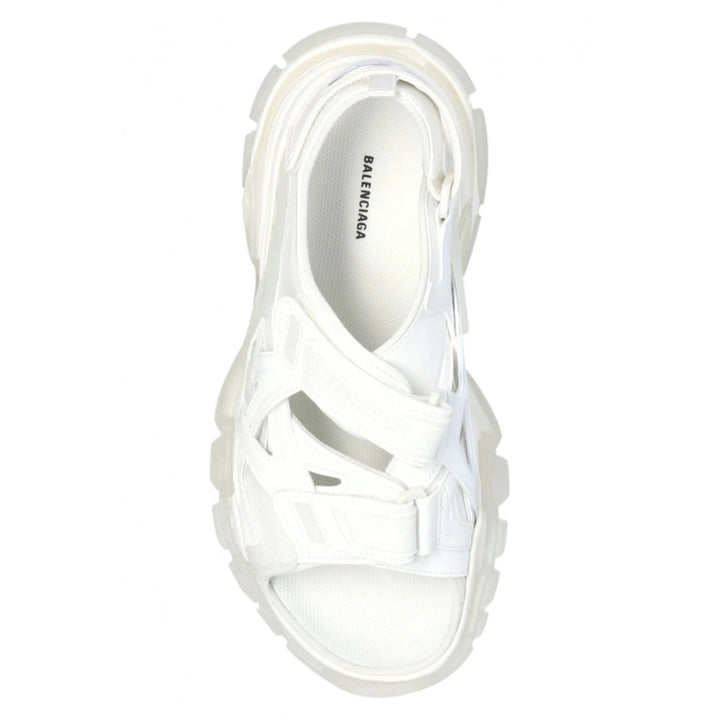 Balenciaga Track Touch-Strap Sandals in BLACK