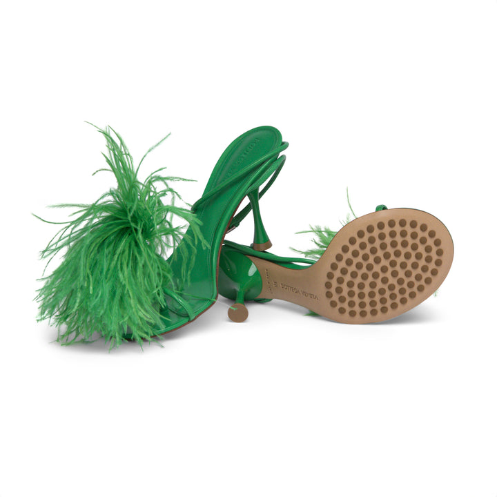 Bottega Veneta Wonderbird Nappa Feather Dot Sandals