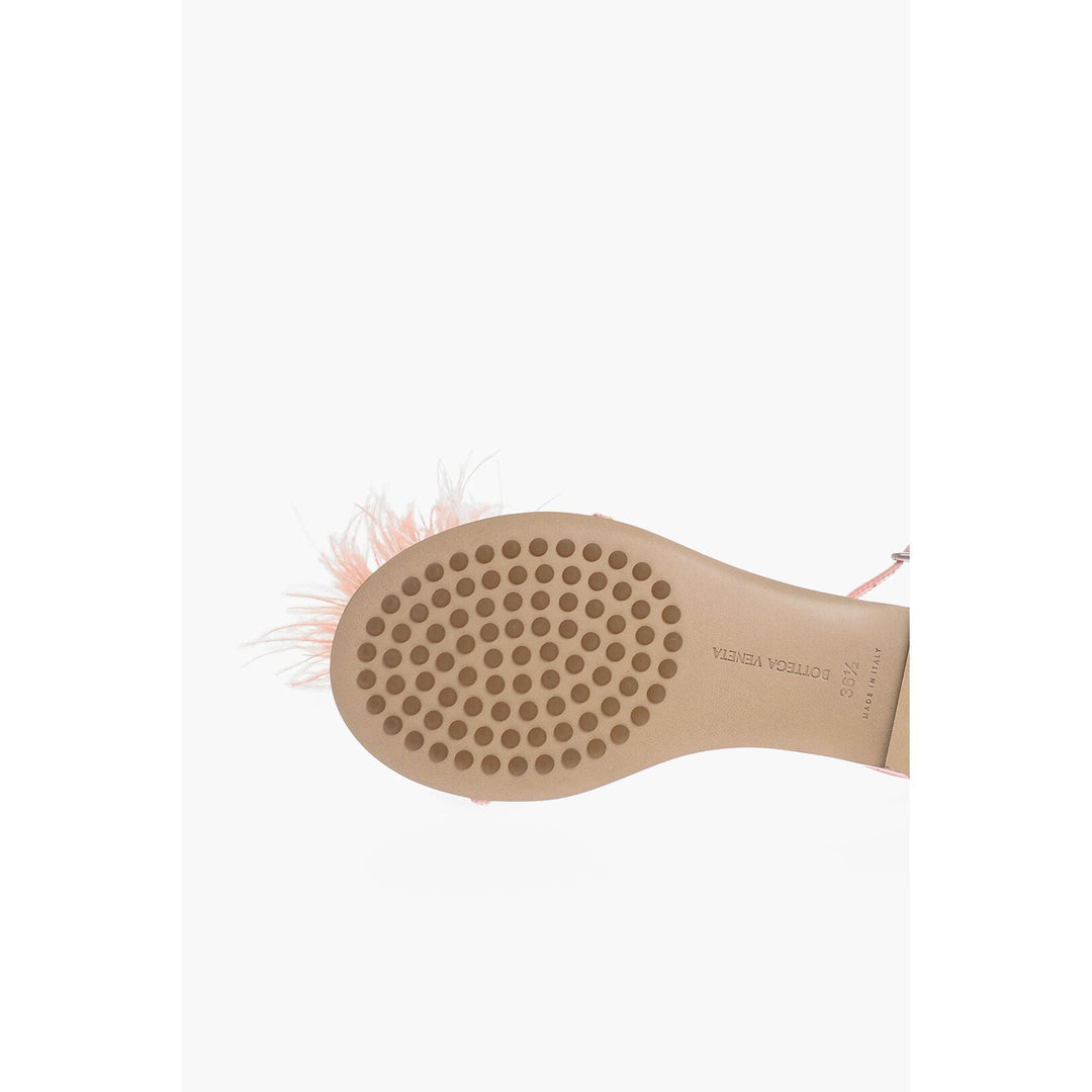 Bottega Veneta Leather Dot Sandals Pink