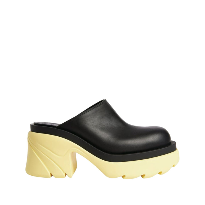 Bottega Veneta Flash Mules Black/Yellow